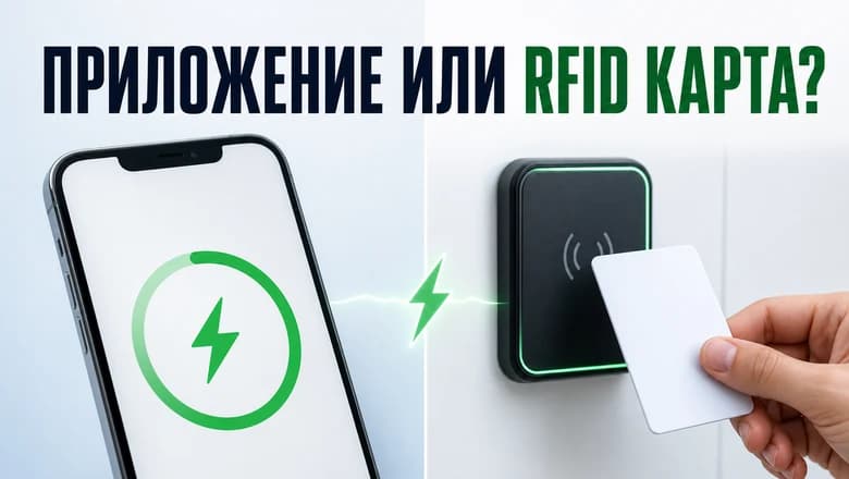 Приложение или RFID карта за зареждане на електромобил?