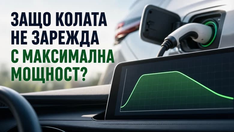 Защо колата не зарежда с максимална мощност?
