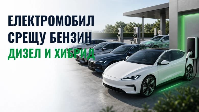 Електромобил срещу бензин, дизел и хибрид: реални разходи