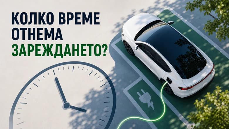 Колко време отнема зареждането на електромобил?